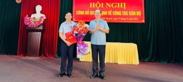 cong bo quyet dinh bo nhiem giam doc benh vien y hoc co truyen thai nguyen